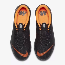 Nike Mercurial VaporX 12 Academy Gs Tf Jr AH7342-081 jalkapallokengät musta musta 2