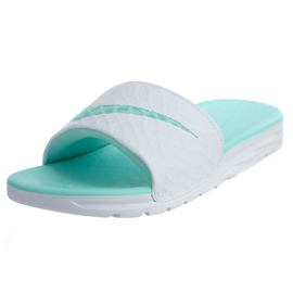 Nike Benassi Solarsoft Slide 705475-130 valkoinen vihreä 1