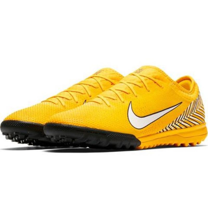 Nike Mercurial Vapor 12 Pro Neymar Tf AO4703-710 jalkapallokengät keltainen keltainen 2