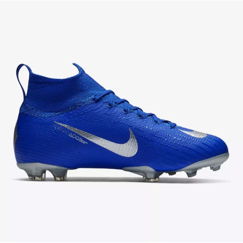 Nike Mercurial Superfly 6 Elite Fg Jr AH7340-400 jalkapallokengät sininen sininen 1