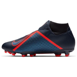 Nike Phantom Vsn Academy Df Fg M AO3258-440 jalkapallokengät sininen tummansininen 1