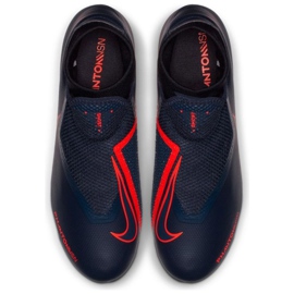Nike Phantom Vsn Academy Df Fg M AO3258-440 jalkapallokengät sininen laivastonsininen 2