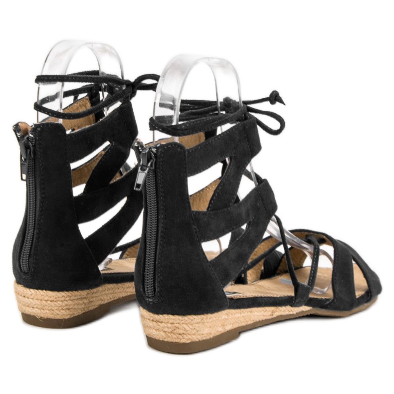 Corina Mustat roomalaiset sandaalit 1