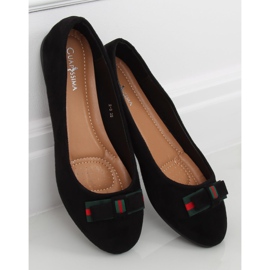 Mustat naisten ballerinat X-3 Negro 1