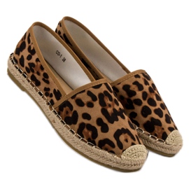 Spotted Espadrilles ruskea 1