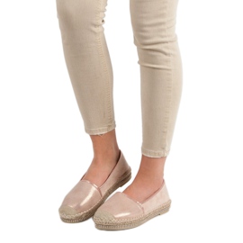 Lucky Shoes Jauheespadrillit kiteillä vaaleanpunainen 2