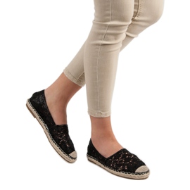 Lucky Shoes Musta Lace Espadrilles 2