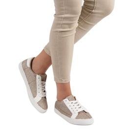 Nauhalliset lenkkarit keltainen 2