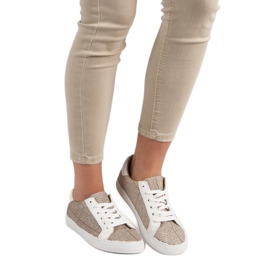 Nauhalliset lenkkarit keltainen 1