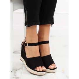 Musta sandaalit kiila musta FD-5M14 musta 2