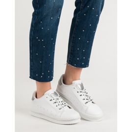 Nauhalliset urheilukengät valkoinen 2