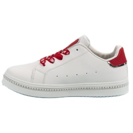 Nauhalliset urheilukengät valkoinen 1