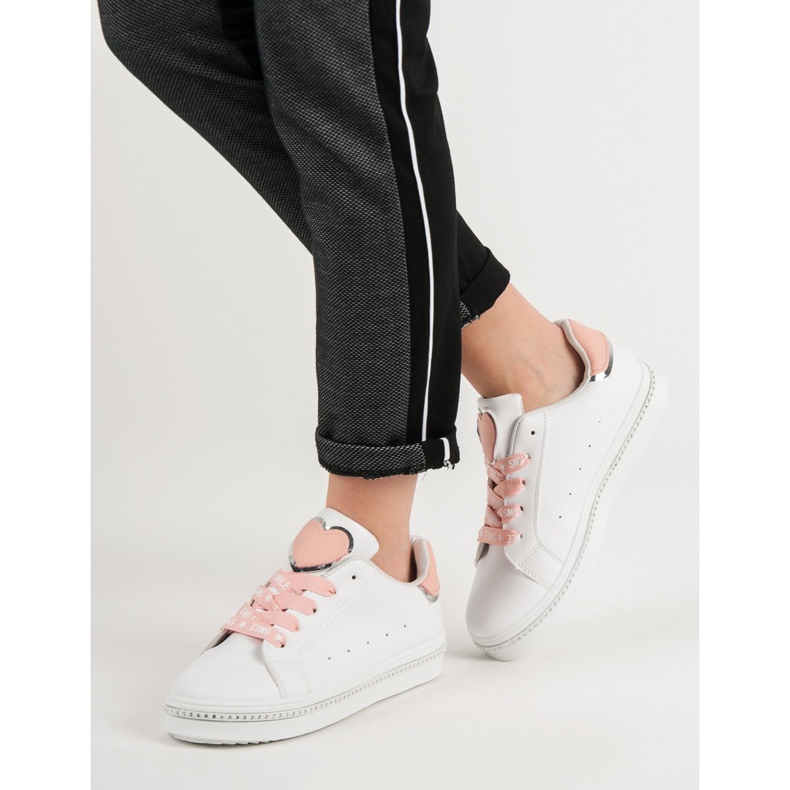 Nauhalliset urheilukengät valkoinen 2