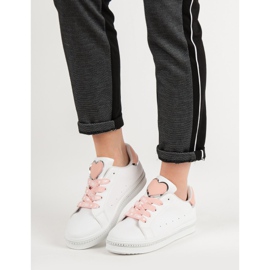 Nauhalliset urheilukengät valkoinen 1