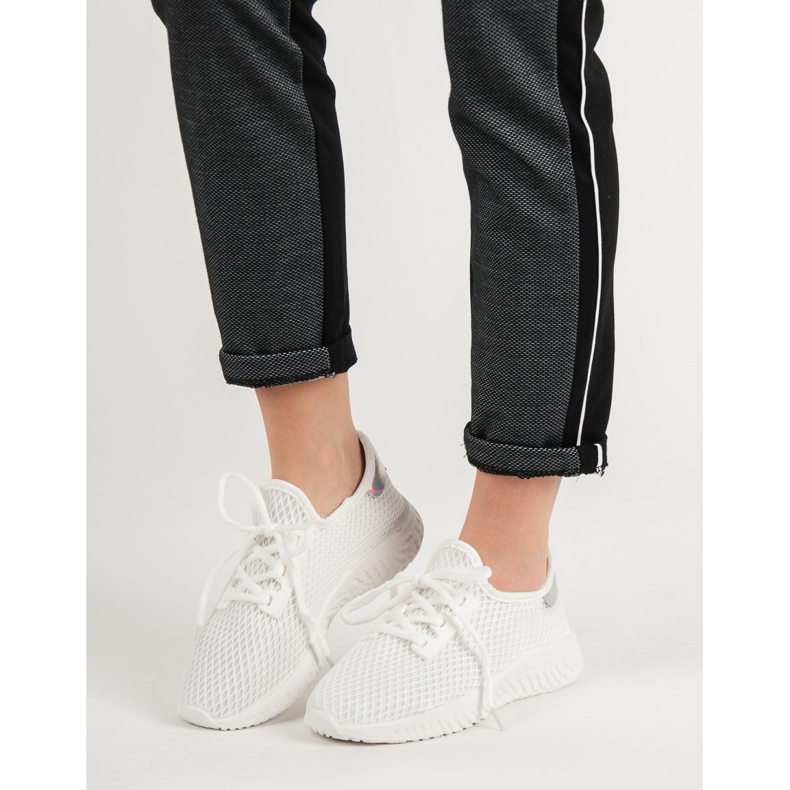 Liukastettavat urheilukengät valkoinen 2