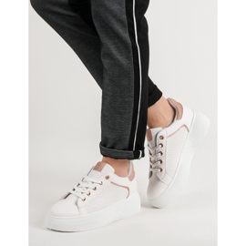 Urheilukengät glitterillä valkoinen 2