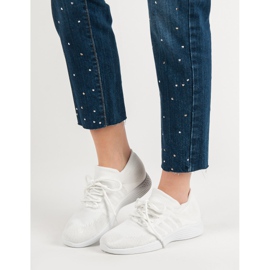 Tekstiiliset urheilujalkineet valkoinen 1