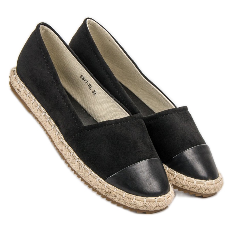 Super Me Suede Espadrilles musta 1