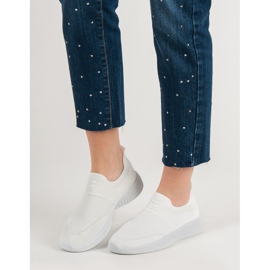 Weide Muodikkaat tekstiilikengät valkoinen 1