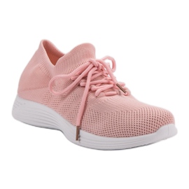 Tekstiiliset urheilujalkineet vaaleanpunainen 1