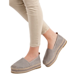 Coura Suede Espadrilles alustalla harmaa 2