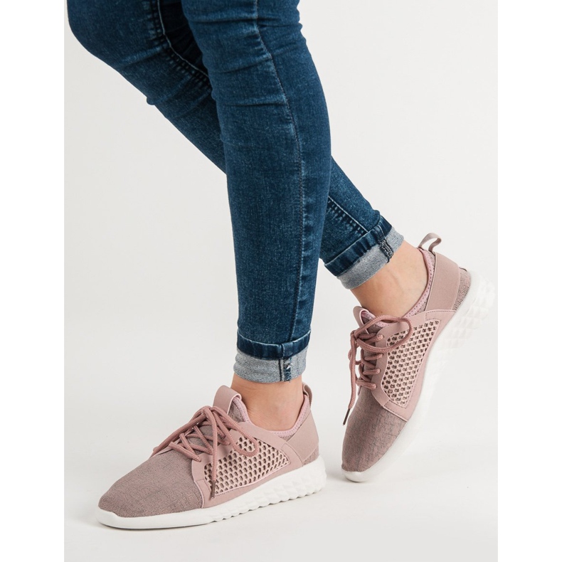 Muodikkaat tekstiilikengät violetti 1