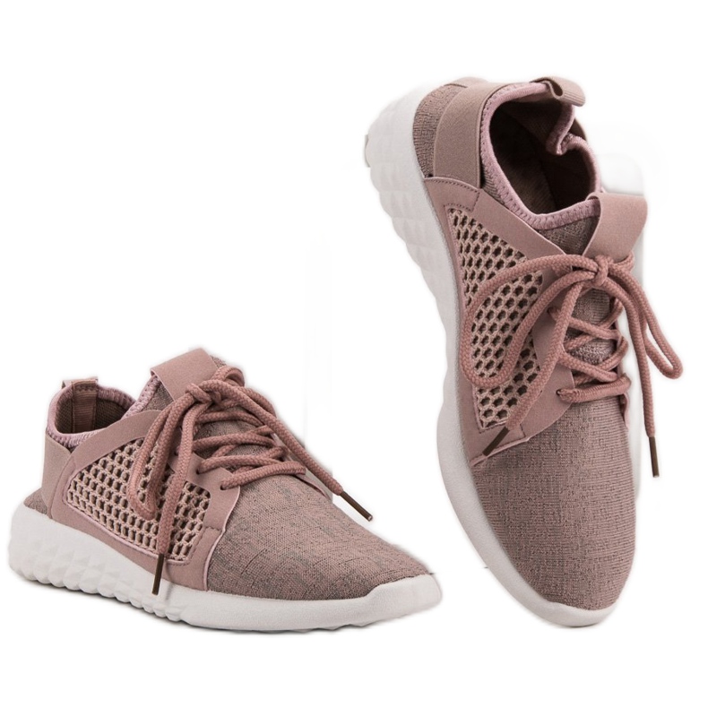 Muodikkaat tekstiilikengät violetti 2