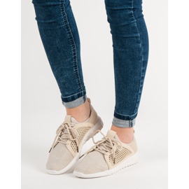 Muodikkaat tekstiilikengät ruskea 2