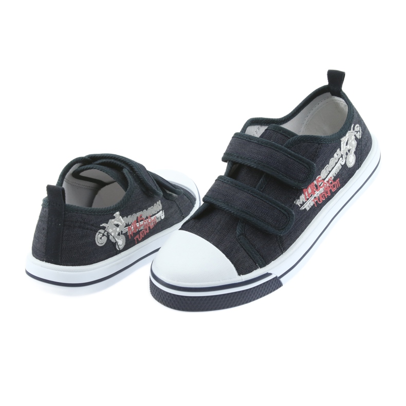 Velcro -lenkkarit Motocross Atletico 1809 tummansininen laivastonsininen 4