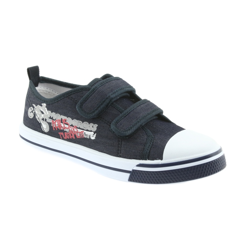 Velcro -lenkkarit Motocross Atletico 1809 tummansininen laivastonsininen 1