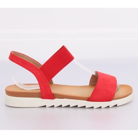 Punaiset naisten sandaalit 9001 Punainen 2