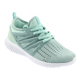 Bartek nahkainen sisäpohja 58114 Mint -urheilukengät valkoinen vihreä 1