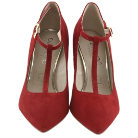Punainen Naisten pumput Caprice 24400 3