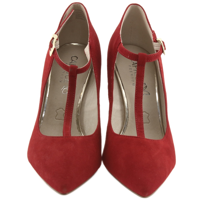 Punainen Naisten pumput Caprice 24400 3