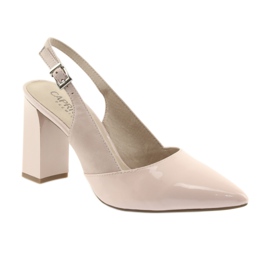 Naisten sandaalit Caprice 29604 -pylväässä vaaleanpunainen 1