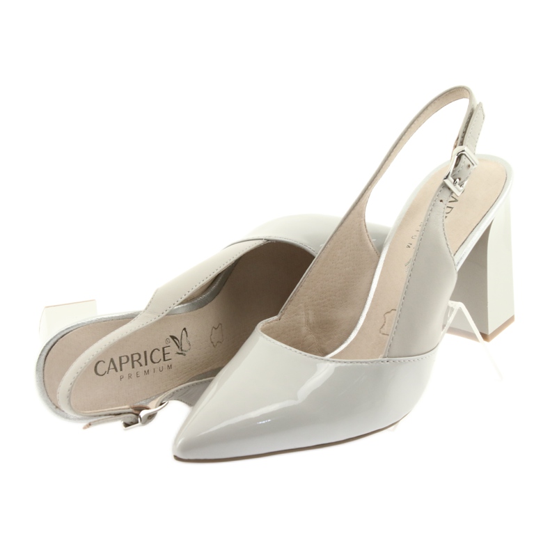 Harmaat naisten sandaalit Caprice 29604 -pylväässä 5