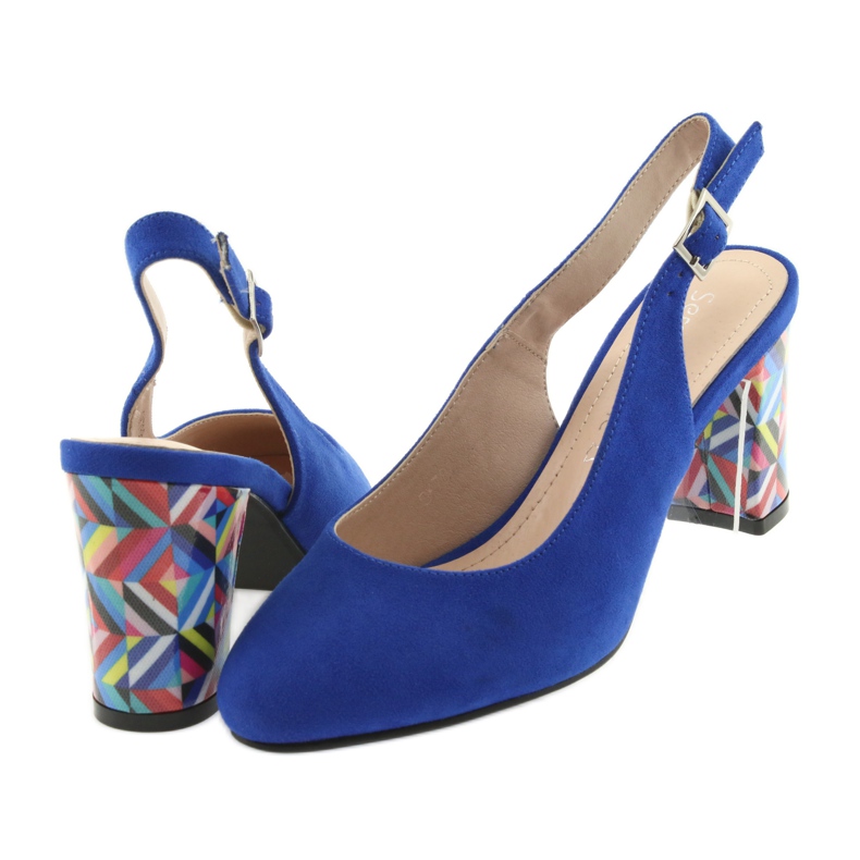 Sandaalit postitse Sergio Leone 788 indigo mic sininen 4