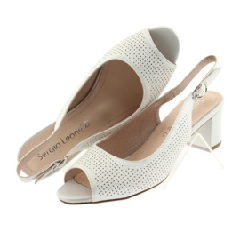 Sandaalit Sergio Leone 794 hopean postissa harmaa 5