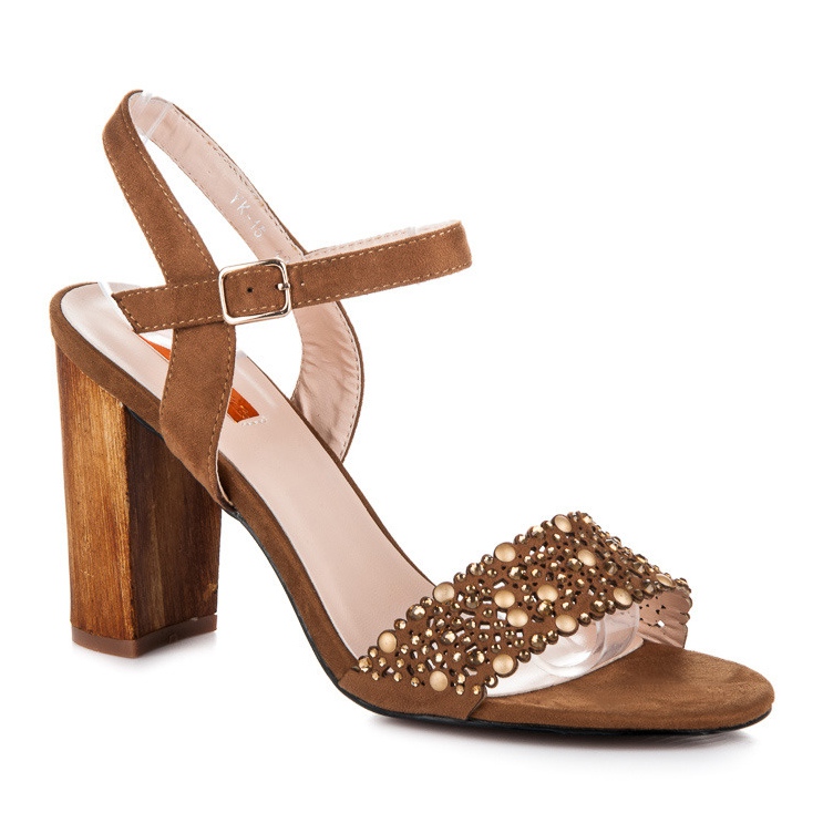 Beauty Girl'S Avoimet sandaalit korkokengissä ruskea 1