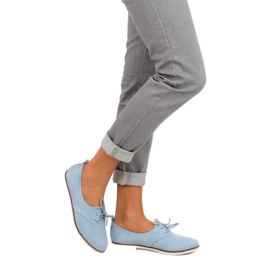 Sininen Naisten sininen lompakko 6907-BL Sininen 2