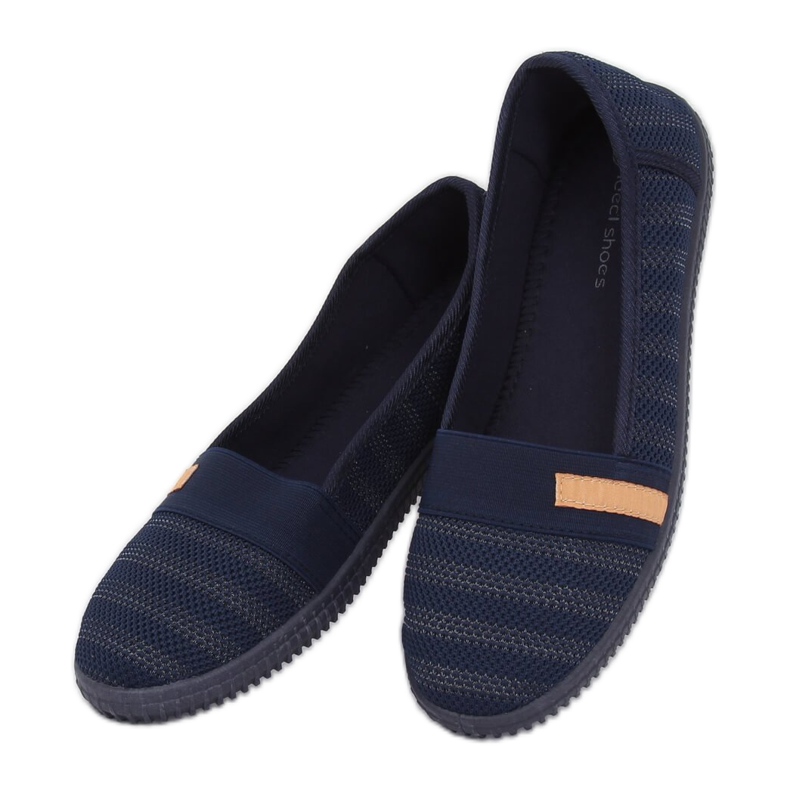 Naisten tummansiniset ballerinat XJ-2959 Navy tummansininen 1