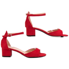 Super Mode Punaiset korkokengät sandaalit punainen 1