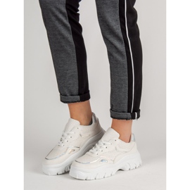 Valkoiset lenkkarit, joissa on holoefekti valkoinen 2