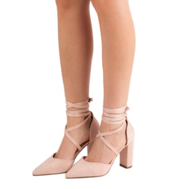 Seastar Sidotut pumput Spitzissä vaaleanpunainen 1