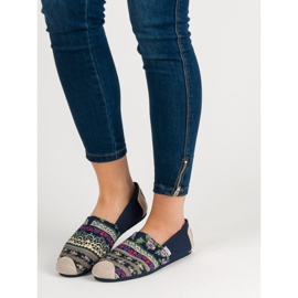 Lady Fashion Slip On Boho Tennarit sininen monivärinen 2