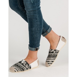 Lady Fashion Slip On Boho Tennarit musta ruskea 2