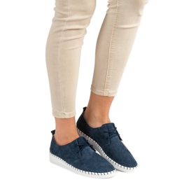 Avoimet nahkakengät sininen 1