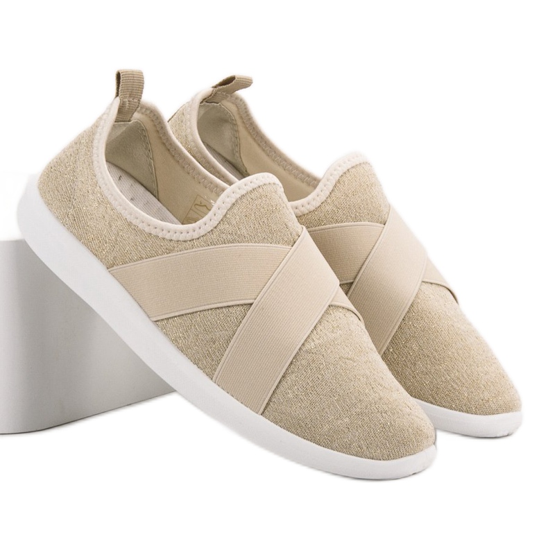 Ideal Shoes Liukastettavat urheilukengät ruskea 1