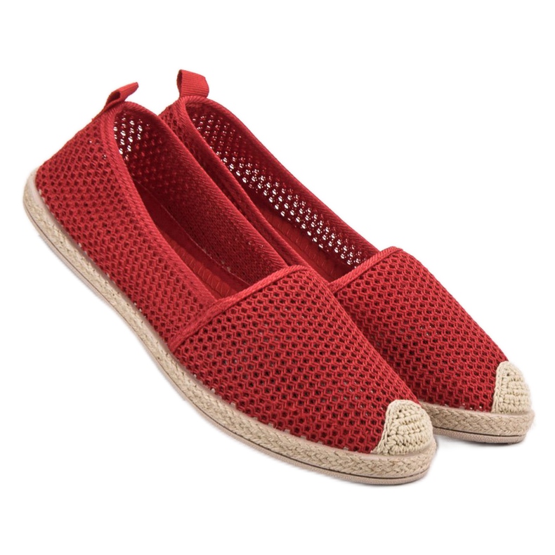 Seastar Punaiset tekstiiliset espadrillit punainen 1 Seastar Punaiset tekstiiliset espadrillit punainen 1