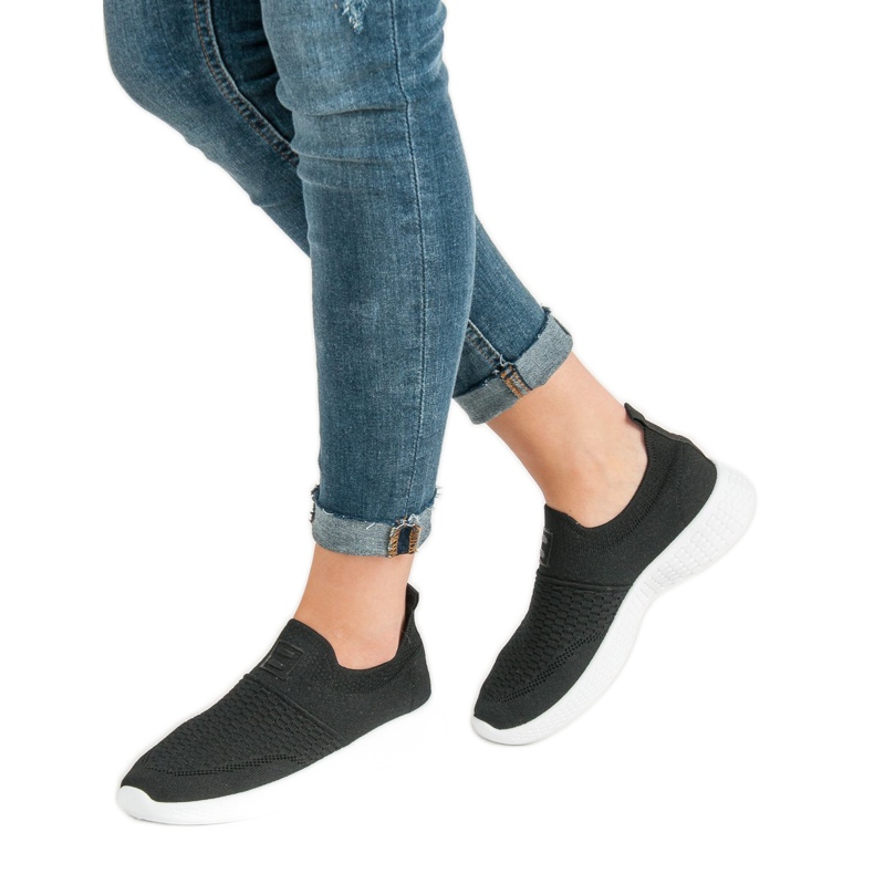 Weide Muodikkaat tekstiilikengät musta 2